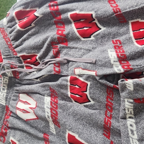 Wisconsin Badgers Gray Pajama Pants - Picture 2 of 4